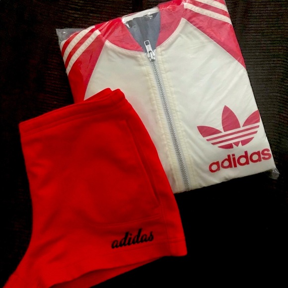 Vintage ADIDAS Jacket & Hot Pants - Picture 1 of 16